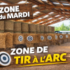 image represent le terrain de tir a l arc