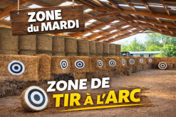 image represent le terrain de tir a l arc
